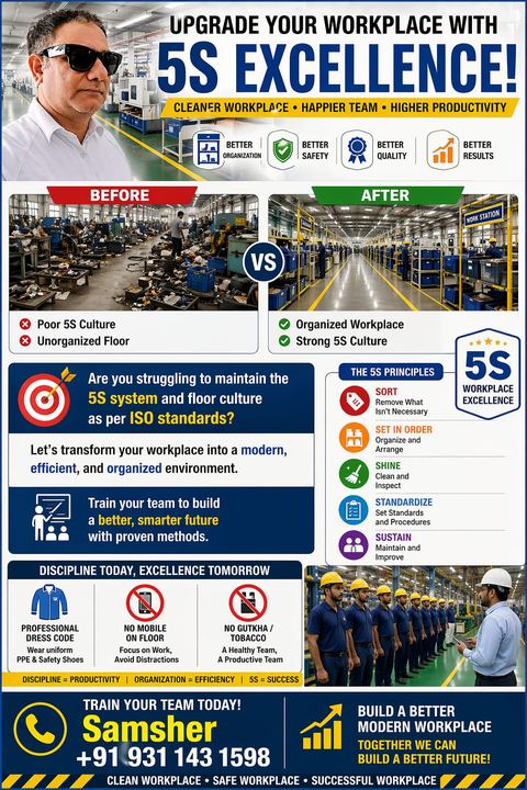 Poster: Upgrade your workplace with 5S excellence